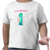 Baby Girl It's My 1st Birthday T Shirts