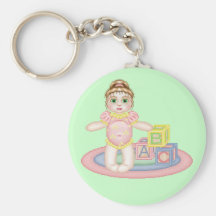 Baby Girl Key Chain