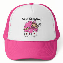 Baby Girl New Grandma T-shirts and Gifts Mesh Hat