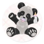Baby Girl Panda Bear Stickers