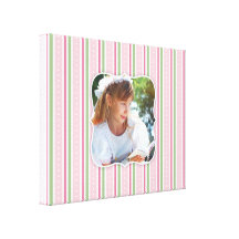 Baby Girl Photo [20x16 Inches] Canvas Print