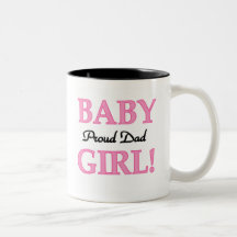 Baby Girl Proud Dad Mug