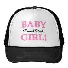 Baby Girl Proud Dad Trucker Hat