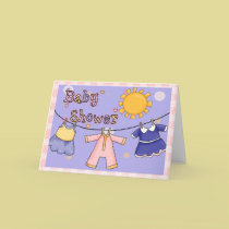 Baby Girl Shower cards