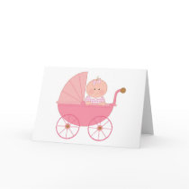 Baby Girl Stroller Cards