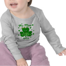 Baby Girl's First St. Patrick's Day T-Shirt