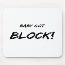 Baby Got Block Mouse Pads