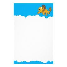 Baby Gryphon Blue Sky Stationary Stationery