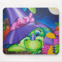 Baby Halloween Dragon Mousepad