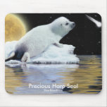 Baby Harp Seal Wildlife Supporter Mousemat Mousepad