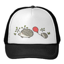 Baby Hedgehog's Red Balloon Hats