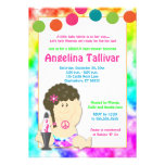 Baby Hippie 60s 70s Groovy Baby Shower (Girl) invitations