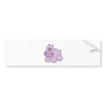 Baby Hippo Bumper Stickers