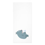 baby hippo drinking bottle custom rack cards