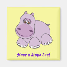 Baby Hippo Fridge Magnet