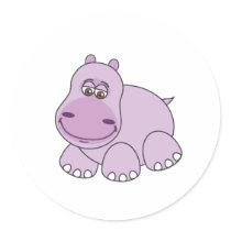 Baby Hippo Sticker