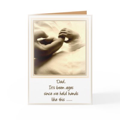 baby holding hand greeting card by barbaramarion