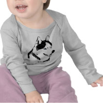 Baby Husky Shirt Sled Dog Toddler Husky T-shirts
