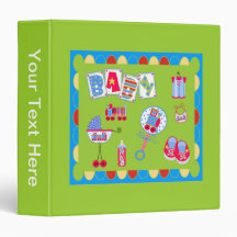 Baby in Lime Binders