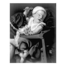 Baby in Trouble Custom Invitations