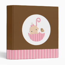 Baby in Umbrella Photo Book Binder