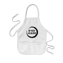 Baby Inside Maternity Apron