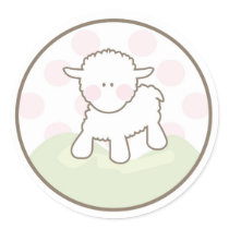 Baby Invitation or Favour Sticker