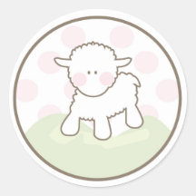 Baby Invitation or Favour Sticker