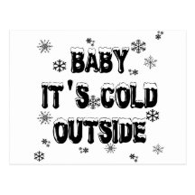 Baby It's Cold Outside Merchandise Postcards