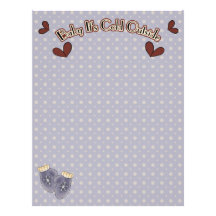 Baby It's Cold Outside (Un-Lined) Custom Letterhead