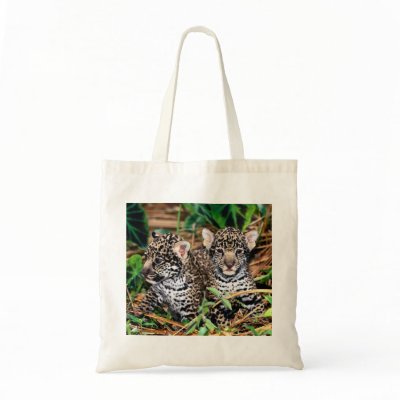 Baby Jaguar Cubs Tote Bag by forbes1954