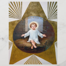 Baby Jesus decorative artwork Flyer