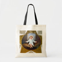 Baby Jesus decorative artwork Tote Bag