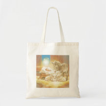 Baby Jesus Nativity with Lambs and Donkey Bags
