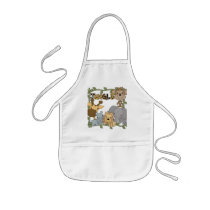 Baby Jungle Animals Tshirts and Gifts Apron