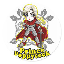 Baby Knight Poppycock Sticker