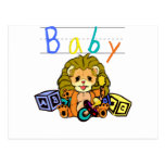 Baby Lion Cub Invitations and Postcards