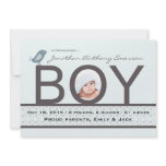Baby Love - Photo Birth Announcement invitations