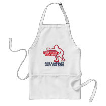 Baby Loves Red Sox Apron
