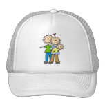 Baby Makes Three T-shirts and Gifts Trucker Hats