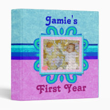 Baby Memory Two-Toned Photo Binder