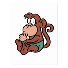 Baby Monkey Post Cards