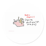 Baby Monkey (riding backwards on a pig)