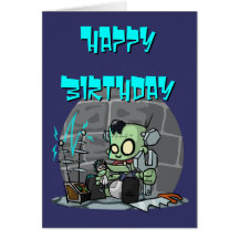 Baby Monster Birthday Card