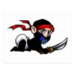 Baby Ninja Infant Ninjutsu Postcards