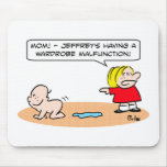 baby nude naked wardrobe malfunction mouse pads