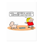 baby nude naked wardrobe malfunction post card