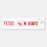 Baby on Board Bumper Sticker
