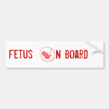 Baby on Board Bumper Sticker