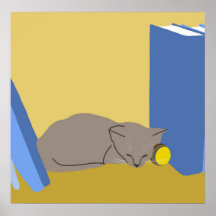 baby on shelf poster